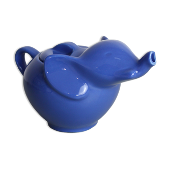 Lipton Blue Elephant Ceramic Teapot