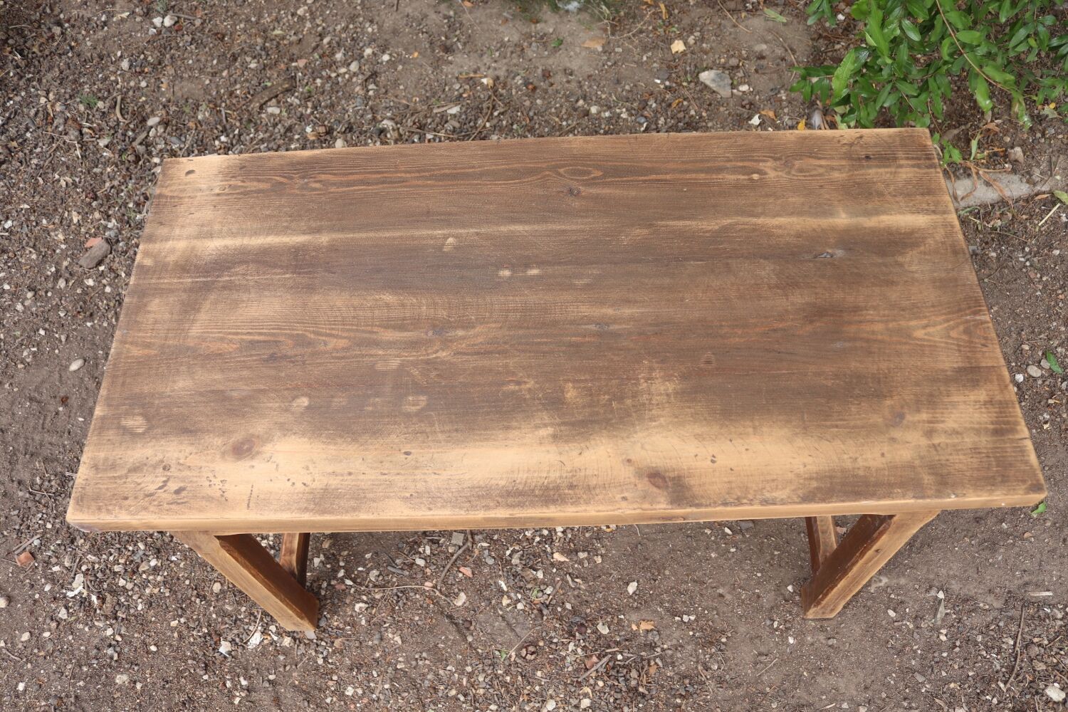 Small oak side table