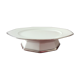 Servant dish on pedestal, octagonal, Limoges porcelain - vintage