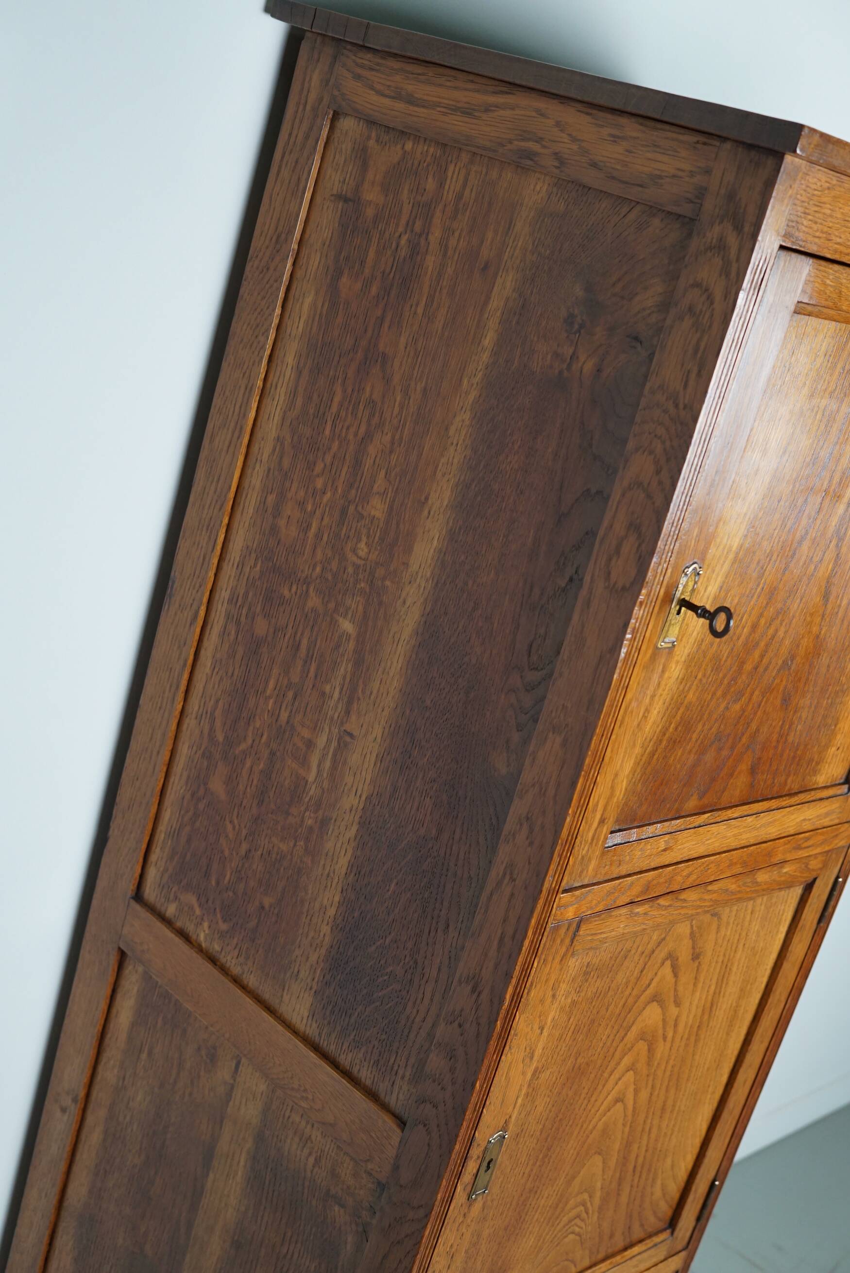 Antique Dutch Oak Locker / Filing Cabinet, 1920/30s
