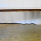 Mahogany round table with 4 extensions from the 1950s