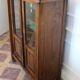 Brutalist Display Cabinet in Solid Elm by Olavi Hänninen for Mikko Nupponen 1960