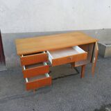Vintage desk 4 drawers 1 door