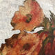 Peinture bouquet de fleurs art nouveau