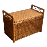 Vintage rattan chest