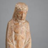 Religious Statue Jesus Christ in Art Deco style by belgian artist André Tea