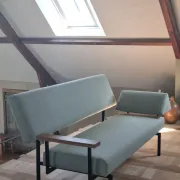 Dutch mid-century modern daybed / sofa, Netherlands, 1960s