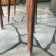 Set of mid-century Scandinavian-inspired chairs.