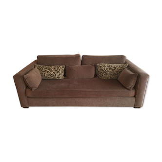 3-seater velvet sofa