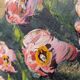 Oil on canvas, bouquet of ranunculus