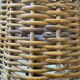 60s vine and rattan lamps (X2)