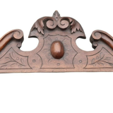 Wooden pediment for door or furniture