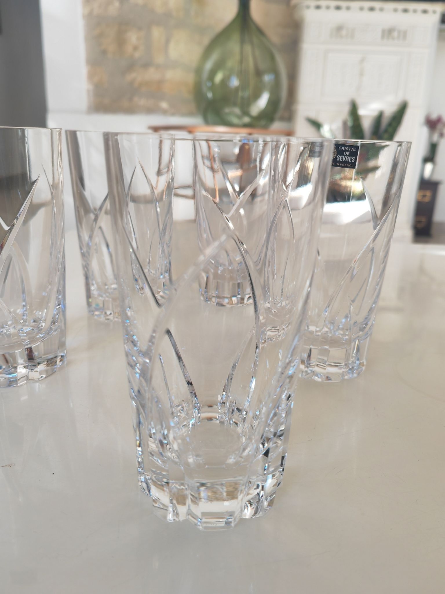 Verres Niagara Crystal from Sèvres