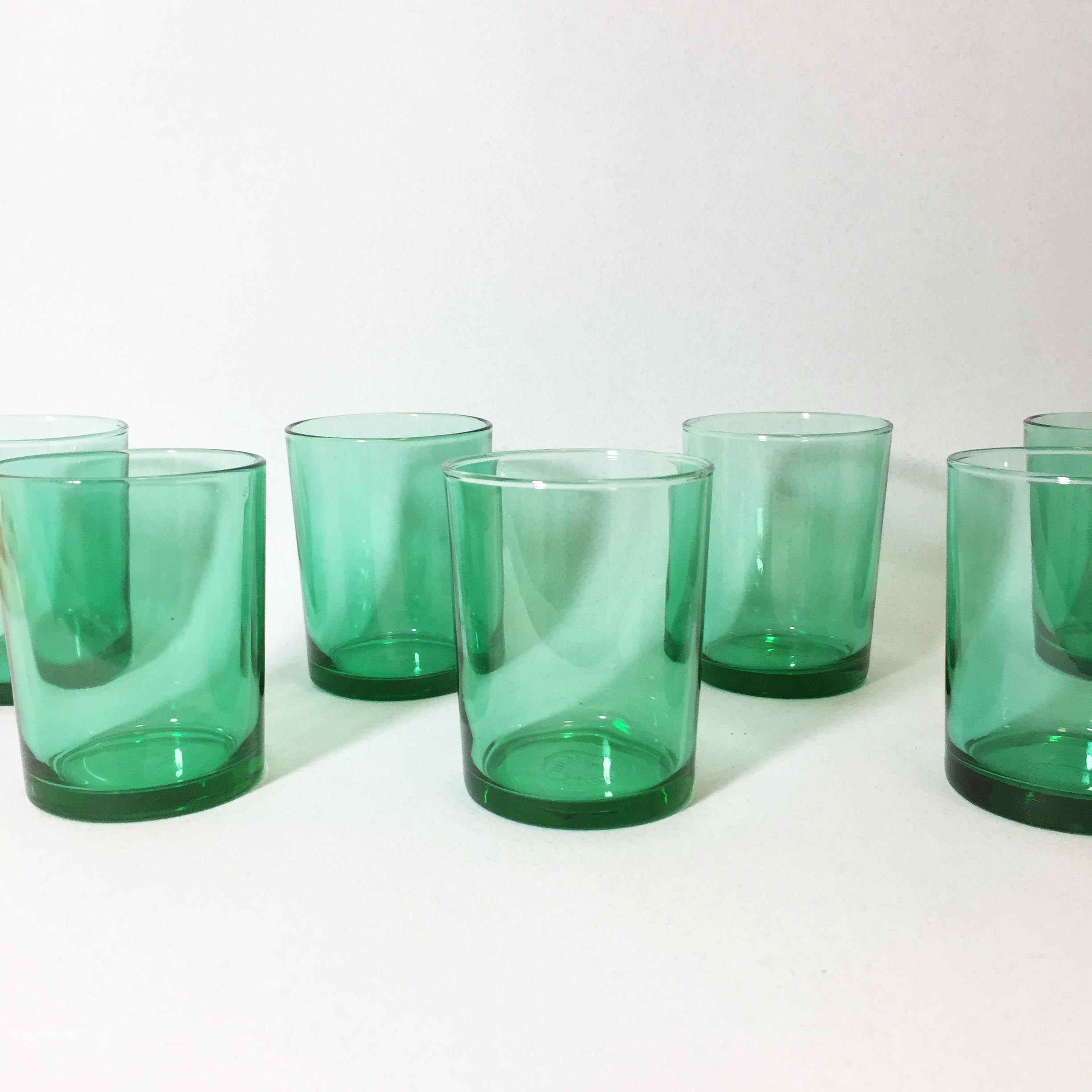 Set de 7 verres Lesieur H9×Ø6,5cm