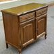 Louis XV sideboard in solid wood with 2 doors, 20th century