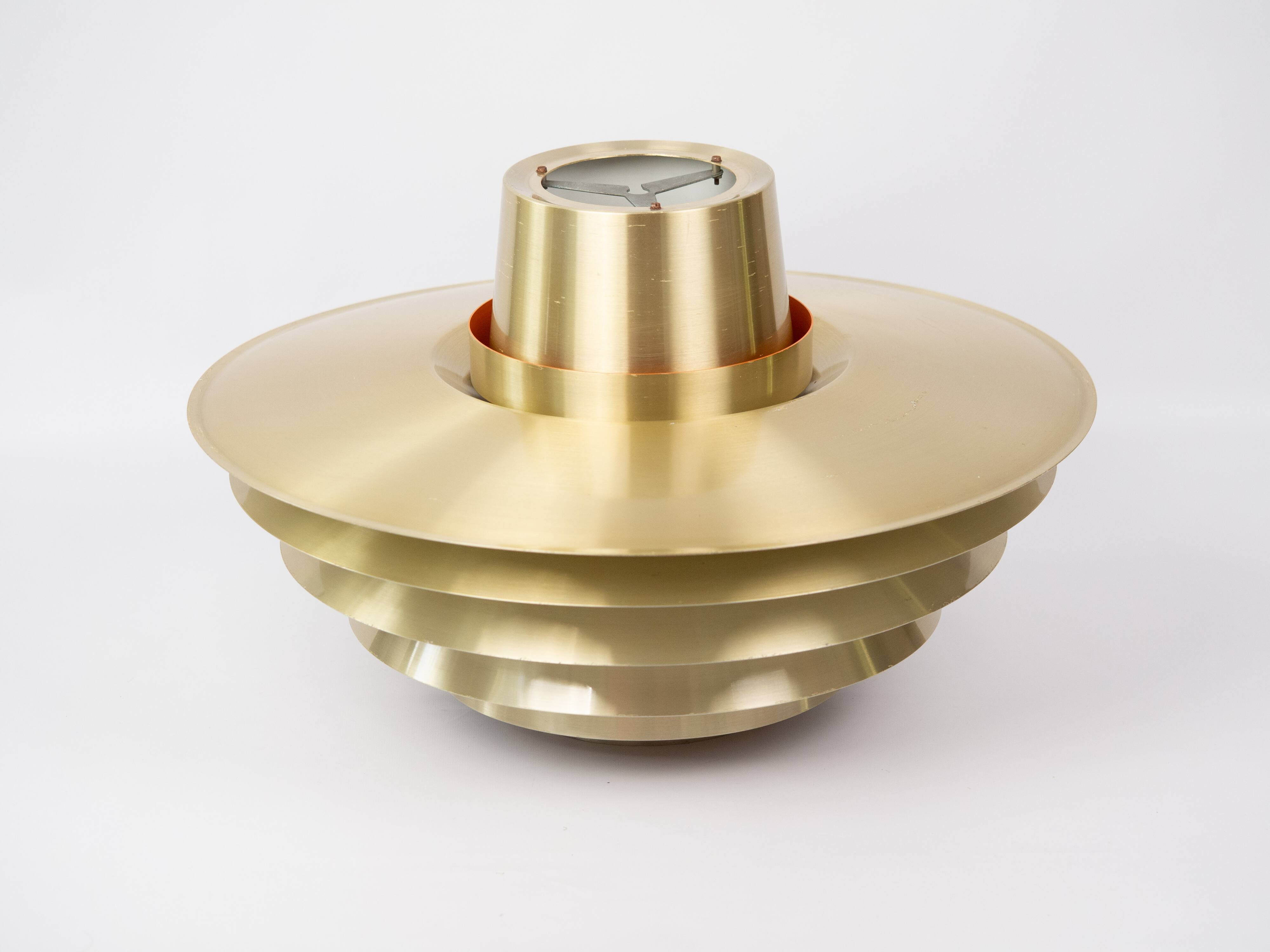 Danish vintage Verona lamp by Svend Middelboe, Lyfa, 1960s