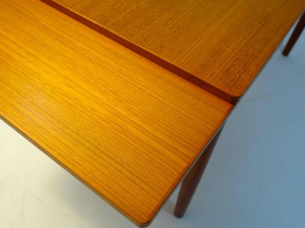 Table de salle à manger en contreplaqué teck par Niels O. Møller pour J.L. Møllers