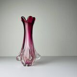 Chambord vase in vintage Murano glass by Fratelli Toso, Italy, 1960s.