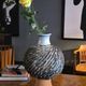 Large modern Scandinavian vase in ceramic / stoneware by Josef Simon, Sweden, 1960s.