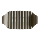 Plateau en faience ondulée Villeroy & Boch blanche 1970