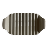 Villeroy & Boch white wavy earthenware tray 1970