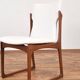 Chaises de salle à manger en teck danois du milieu du siècle de Vamdrup, années 1960, lot de 4