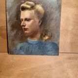 Portrait painting of a woman, 1940