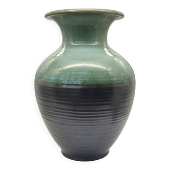 Large Ball-Shaped Ceramic Floor Vase from Karlsruher Majolika, West Germany, 1960s