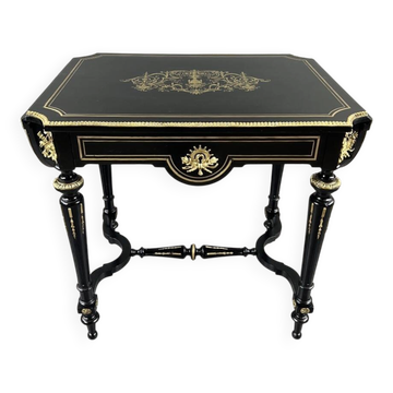 Table de salon à volets de style Napoléon III, XIXe siècle