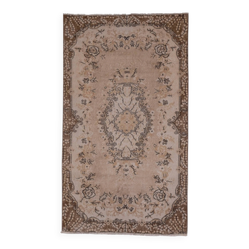Vintage Turkish rug handmade 117x201 cm