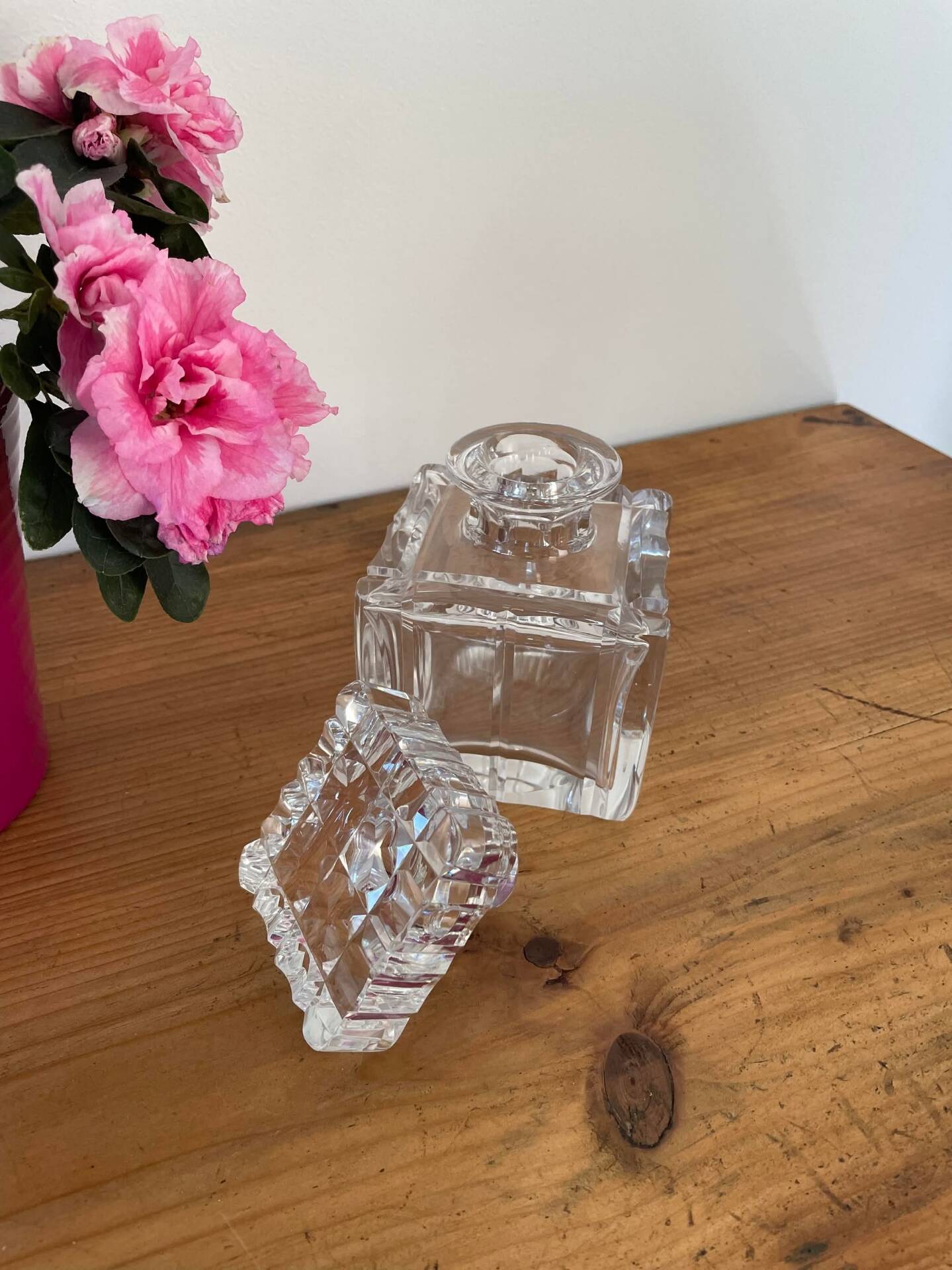 Crystal carafe Val Saint Lambert