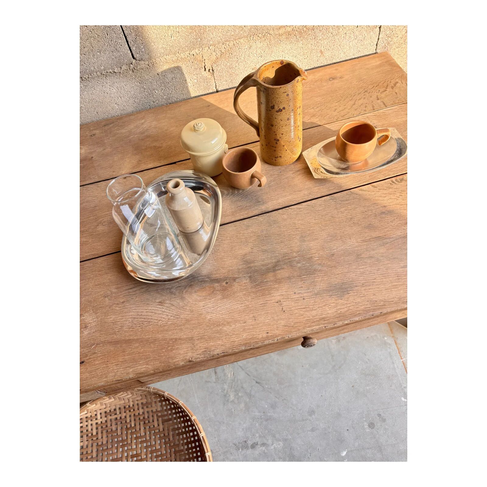 Table basse en chêne