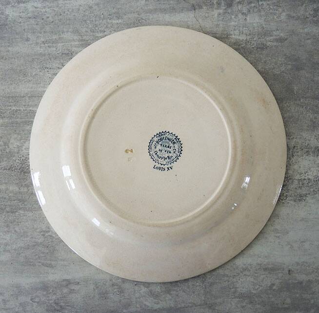 9 Iron Earth Plates - H Boulenger & Cie - Louis XV
