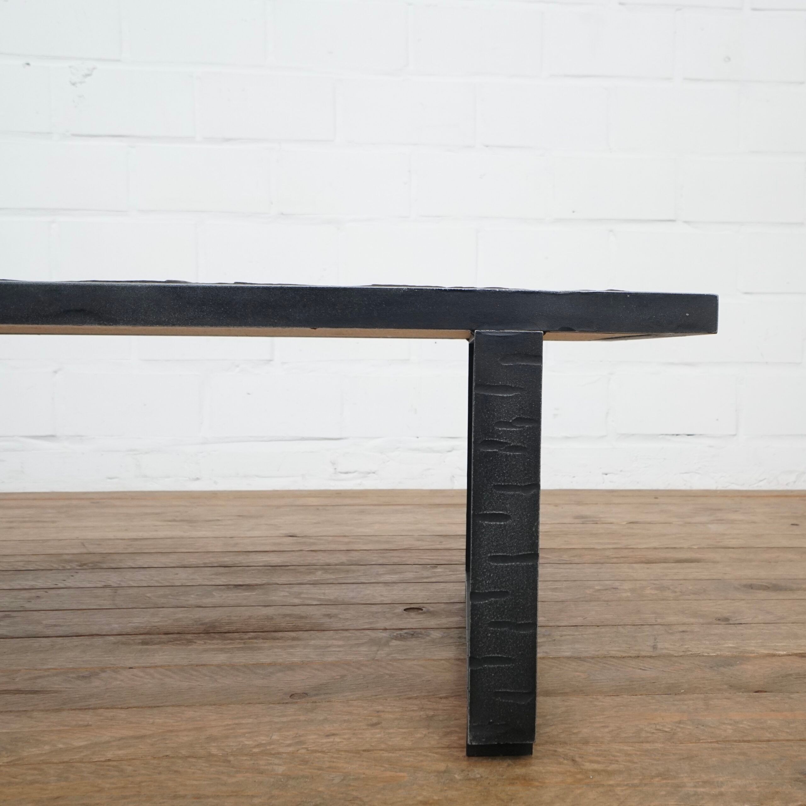 Ceramic tile coffee table by Pia Manu (signed)