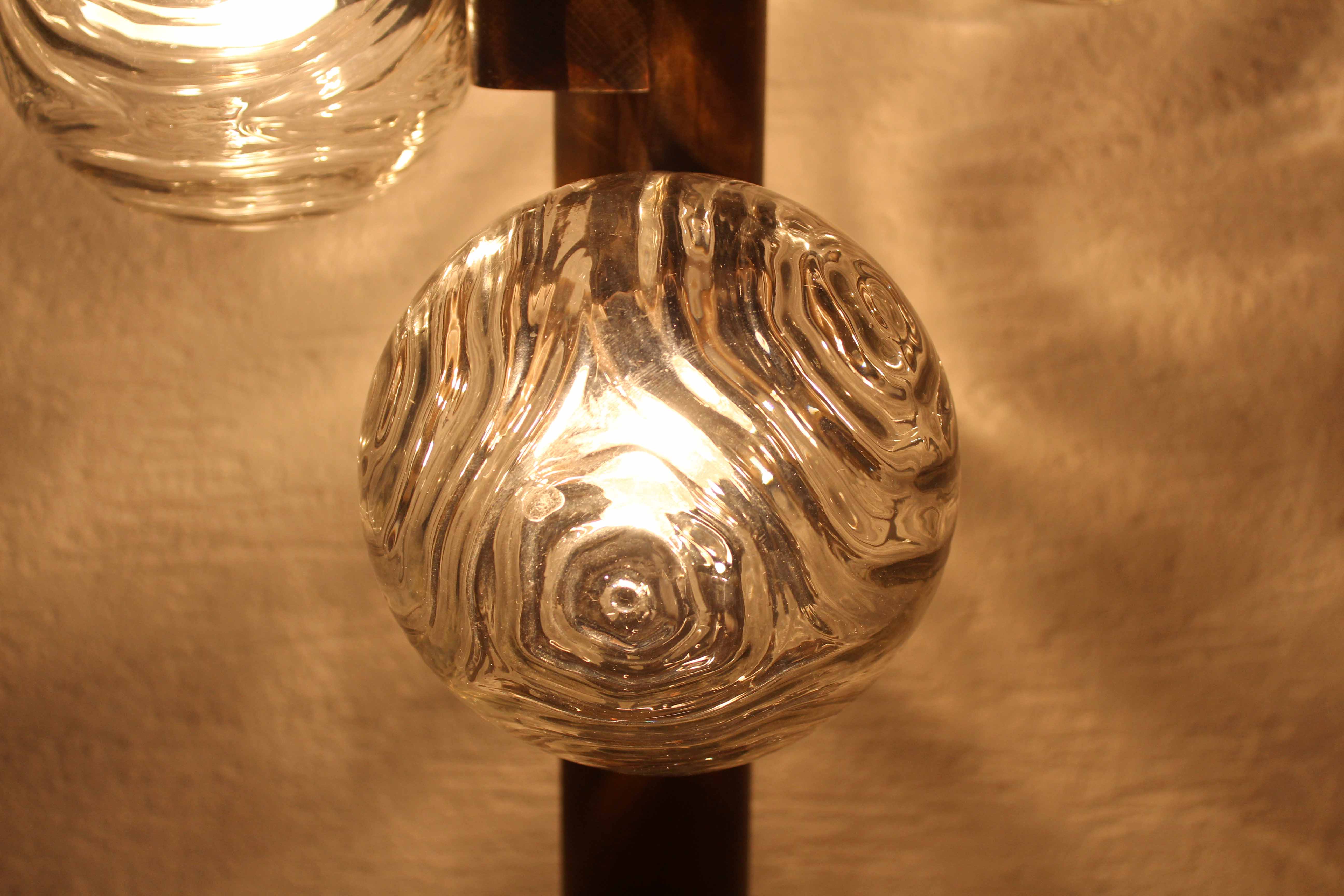Lampadaire brutaliste 1960