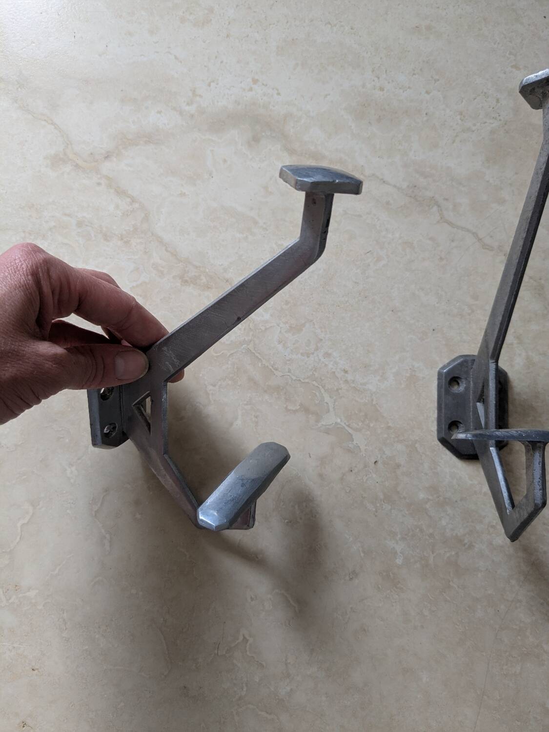 3 patères Art déco