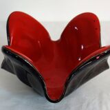 Ceramic handkerchief pocket empty vase from the 50s/60s France