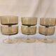 Set of 6 vintage Luminarc champagne glasses, Sweden model, smoked glass