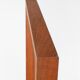 Minimalist teak wall mirror / Mid-century Danish modern design / 1960s / 1970s