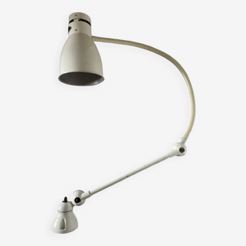 Jielde 2-arm lamp with 1 flexible arm + diffuser