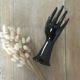 Vase soliflore hand black ring