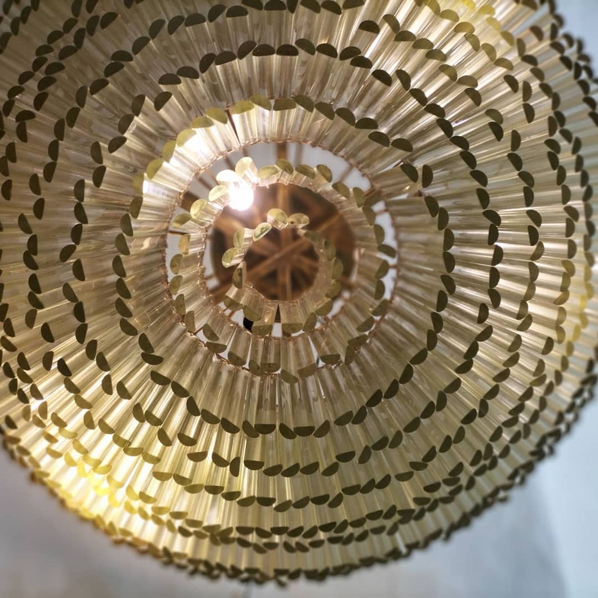 Lustre de Venini fabriqué dans les années 60 à Murano
