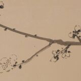 Beautiful Japanese Folding Screen / Byôbu, Six Panels, Taisho / Early 20th Century