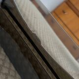 70s design smoked illuminated mirror