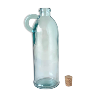 Vase soliflore glass bottle 22cm