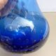 Blue bubble vase.