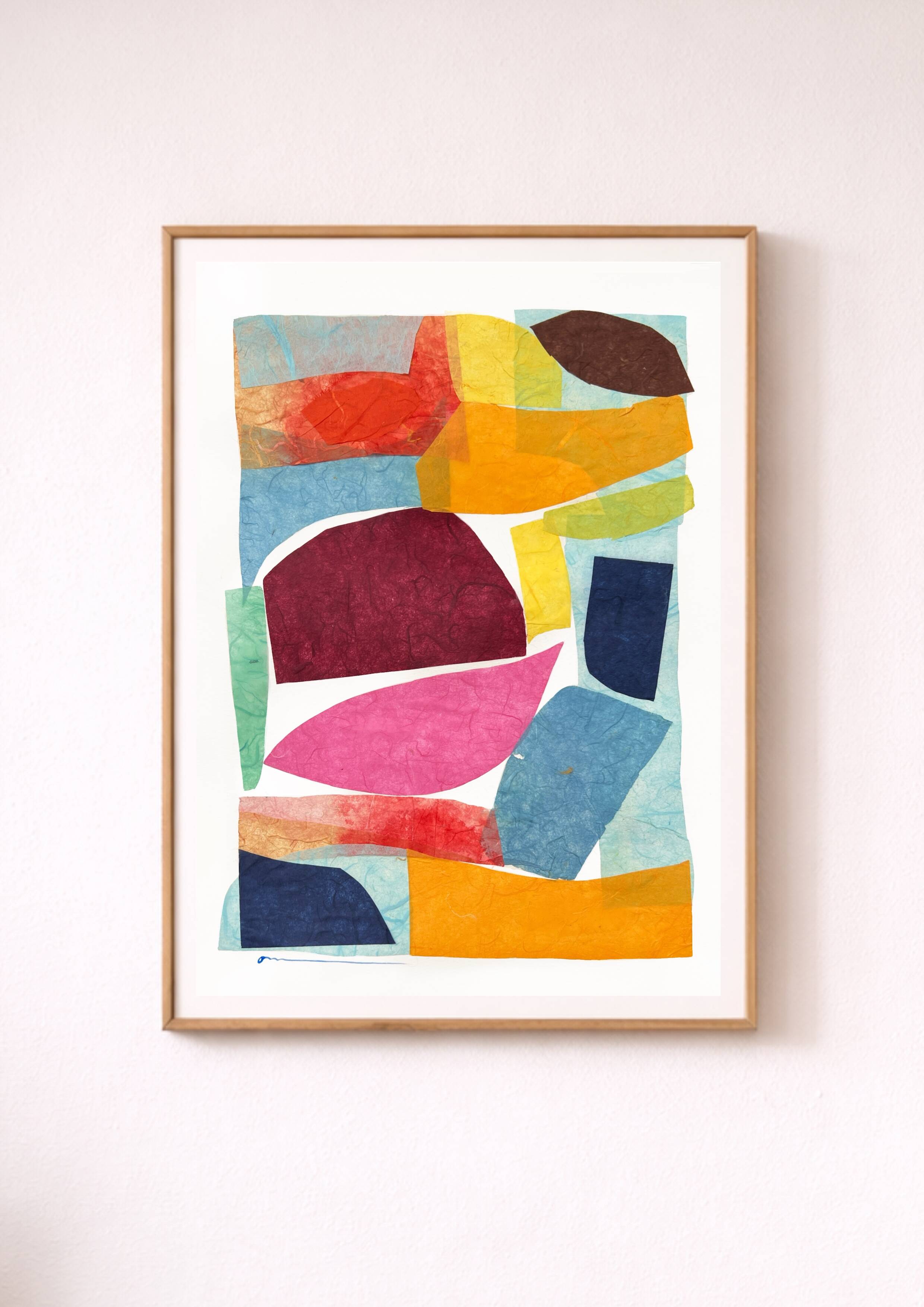 Collage on paper