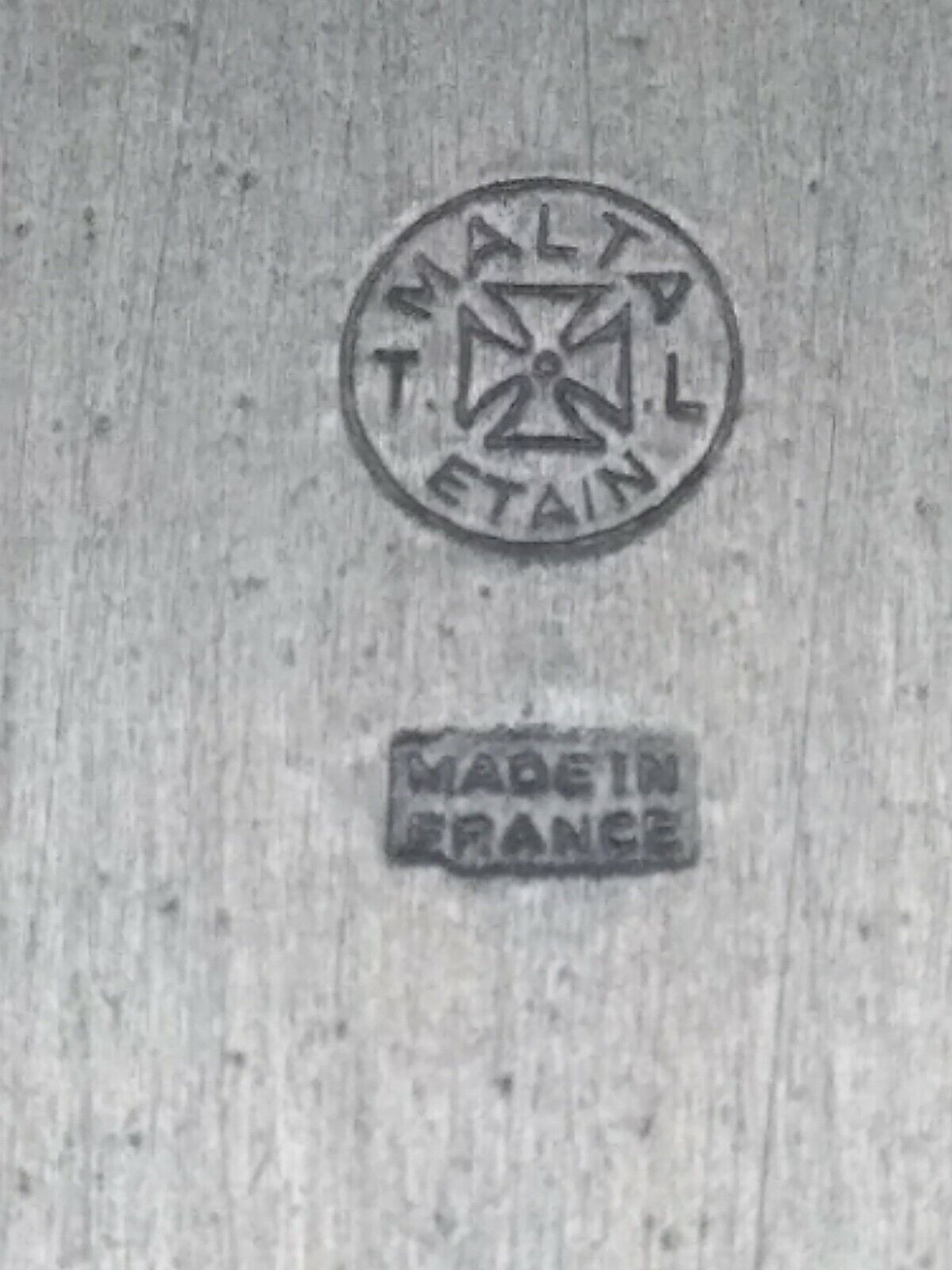 Tin plateau Malta