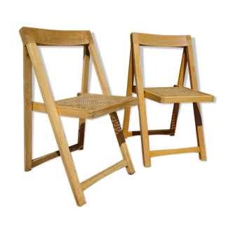 Pair of folding chairs