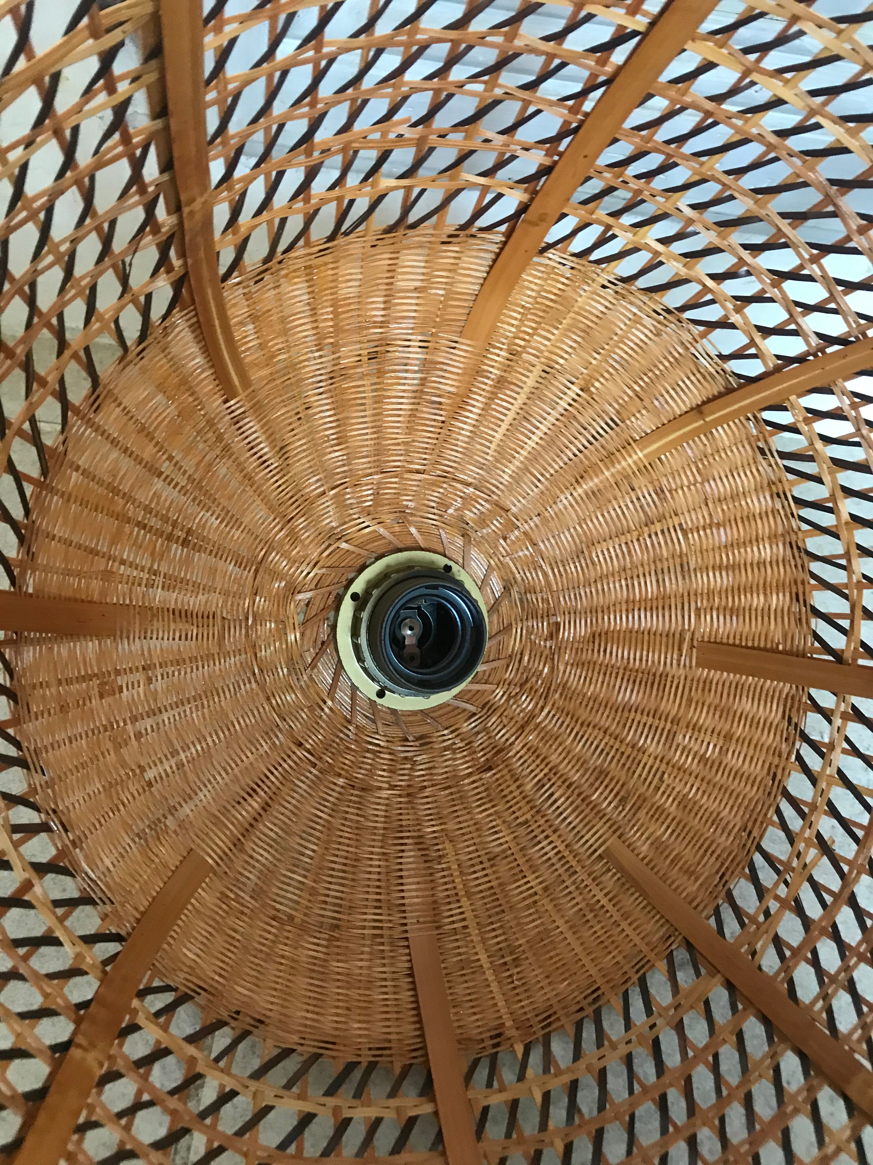 Vintage rattan hanging